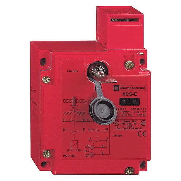 Telemecanique Sensors Safety Interlock 300Vac 5A Txcs - XCSE7511