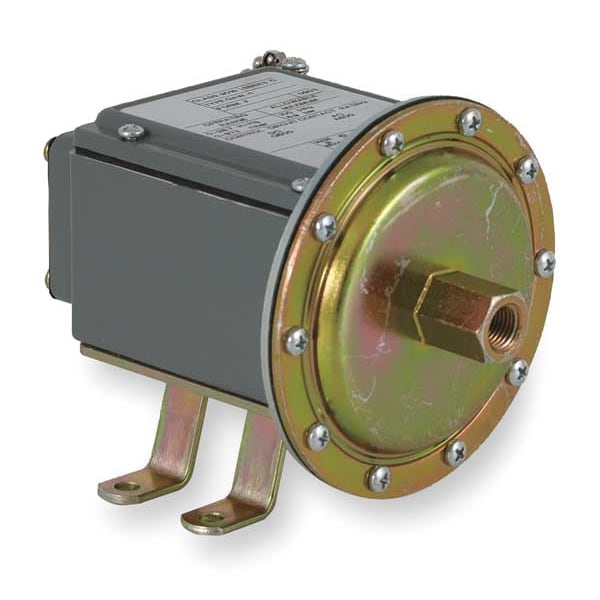Telemecanique Sensors Vacuum Switch, 0.8 to 9"Hg, Stndrd/Reverse - 9016GAW1F