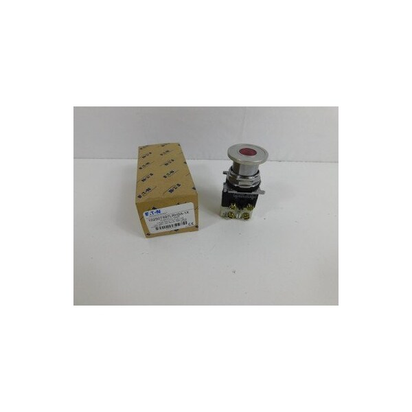 Eaton Pushbutton Illuminated 120V 2 Position Red NEMA 3/3R/4/4X/12/13 PushPull LED - 10250T597LRH2A-1X