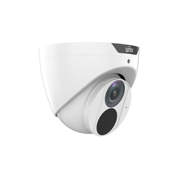 Uniview 4MP Eyeball Network Camera 4mm Fixed Lens, 30m IR, PoE, H.265, WDR - IPC3614SR3-ADF40KM-G