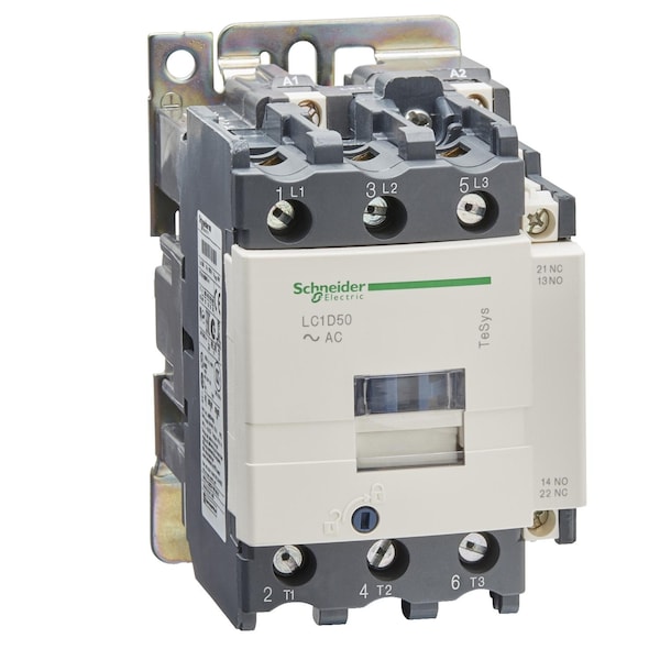 Contactores magnéticos IEC de Schneider Electric, 3 polos, 240 V CA, 50 A - LC1D50U7