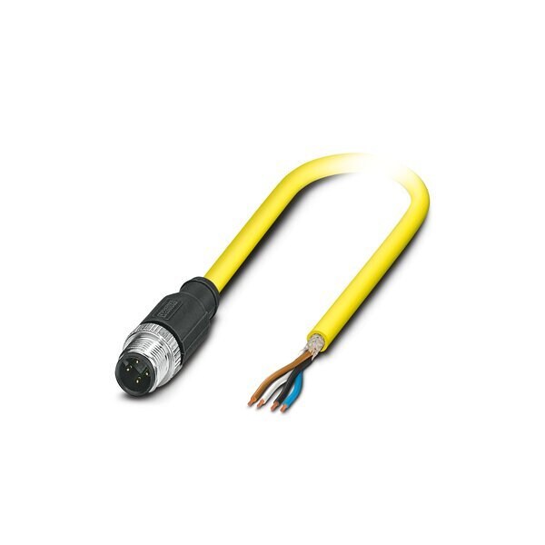 Phoenix Contact SAC-4P-M12MS/ 5 0-542 SH BK - 1406178
