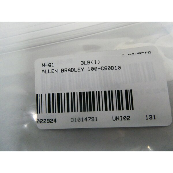 Contactor de CA de 120V-AC, 100A y 40HP - 100-C60D10 de Allen Bradley