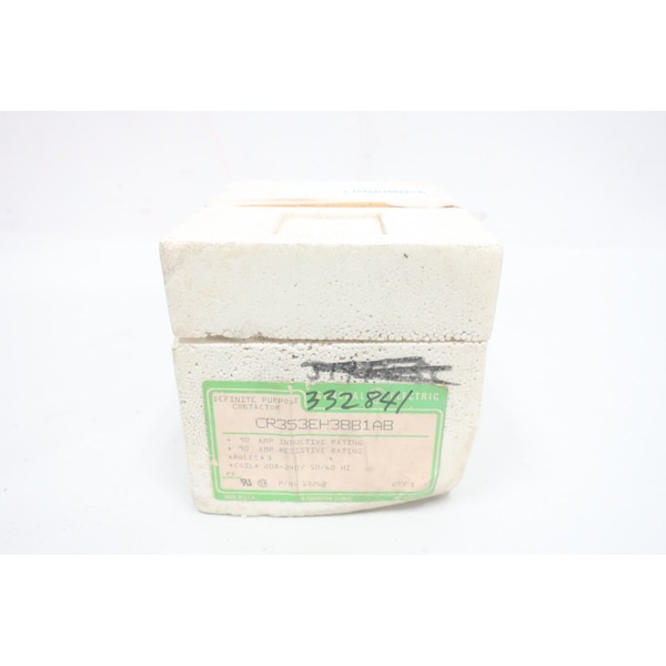 PROPÓSITO DEFINIDO 208-240V-AC 90A AMP CONTACTOR DE CA - CR353EH3BB1AB