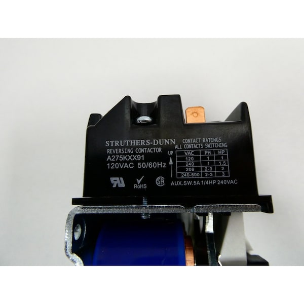 CONTACTOR REVERSIBLE DE 120V-AC 3HP - A275KXX91 de Struthers-Dunn