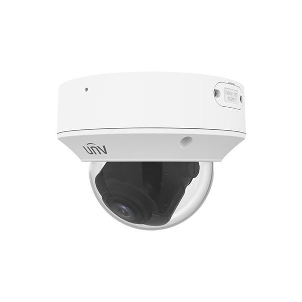 Uniview 8MP Starlight WDR IR Dome Network Camera Vari-focal 2.8-12mm, PoE, 40m IR - IPC3238SB-ADZK-I0