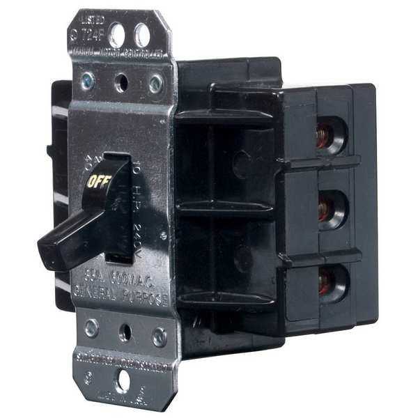 Interruptor manual de motor Hubbell Kellems, 85A, 600VCA, 2 polos - HBL7882D.