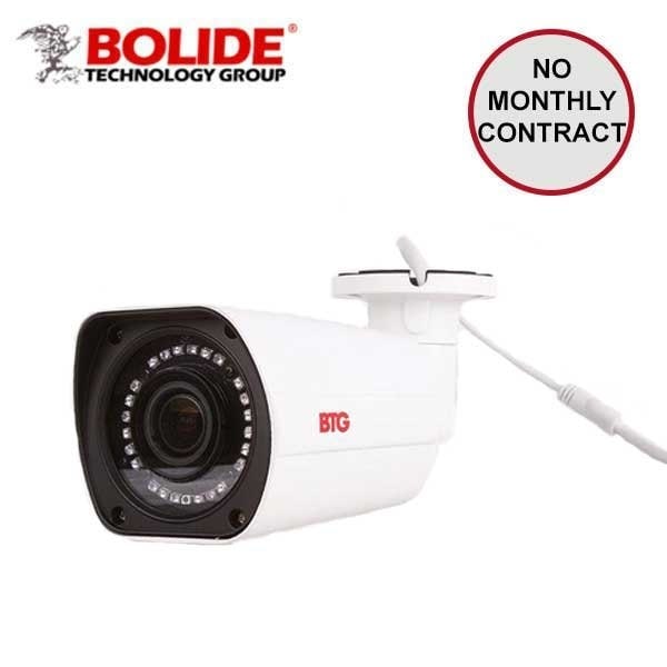 Bolide 5MP Vari-Fical IP66 Outdoor Bullet camera lens I.R. up to 150' 2.8 - 12mm mm lens. POE - BOL-BTG-N1536