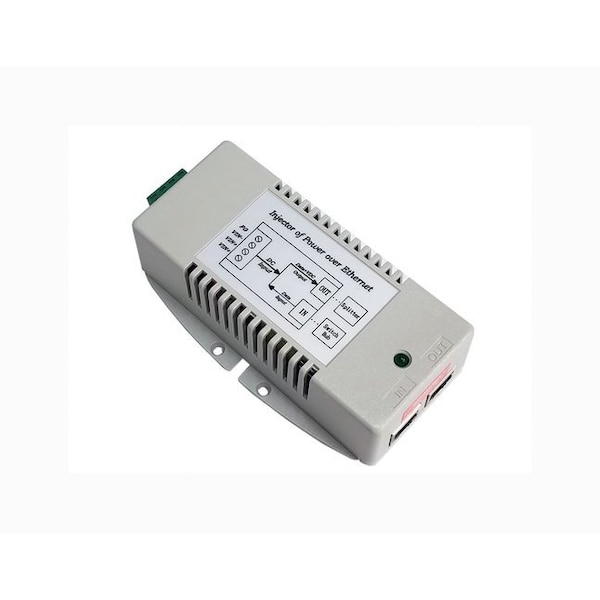 Tycon Systems 9-36VIn, 24V 24W GigE Pasv 4pair PoE, DCDC - TP-DCDC-1224G-4P