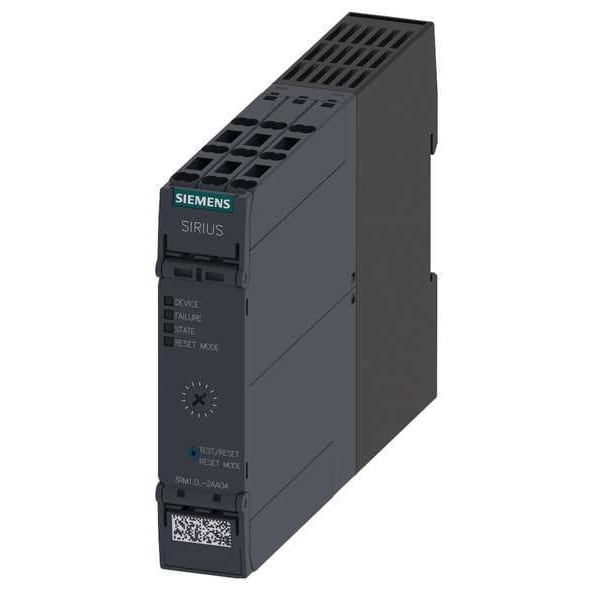 Arrancador magnético compacto no reversible Siemens, sin carcasa, clasificación NEMA, 24V DC, 3 polos, 1NC/1NO - 3RM10013AA04.