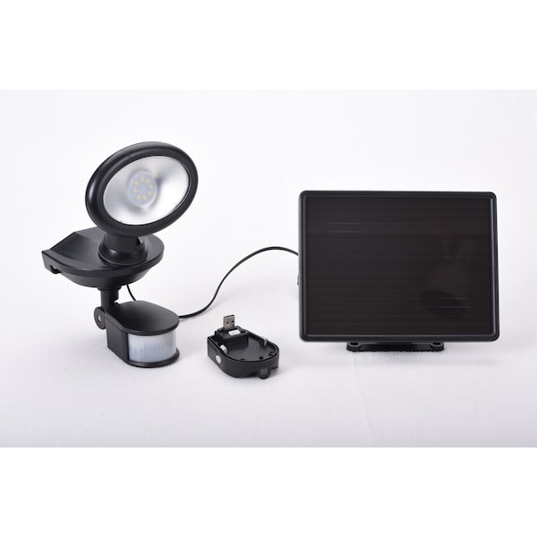 Maxsa Innovations Solar Security Video Camera and Spotlight - Black - 44643-CAM-BK
