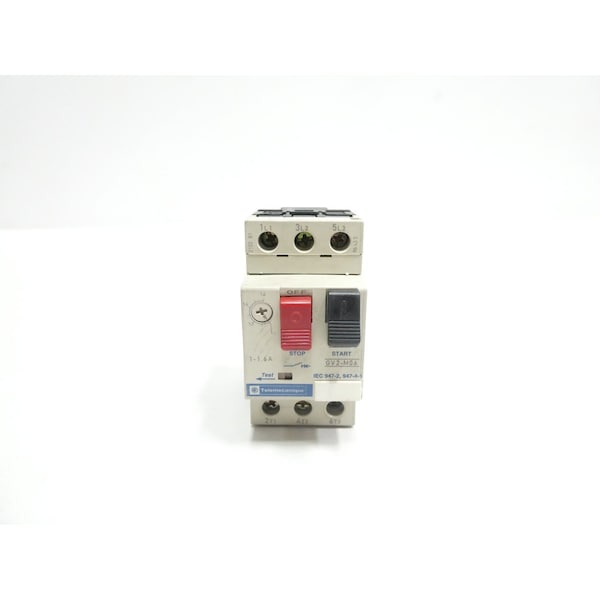 Arrancador Manual de 1-1.6A Amp y 3/4HP de Sensores Telemecanique - GV2 M06