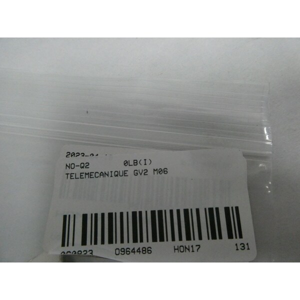 Arrancador Manual de 1-1.6A Amp y 3/4HP de Sensores Telemecanique - GV2 M06
