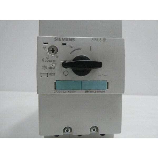 Siemens SIRIUS 3R 208A AMP 15HP MANUAL STARTER - 3RV1042-4AA10