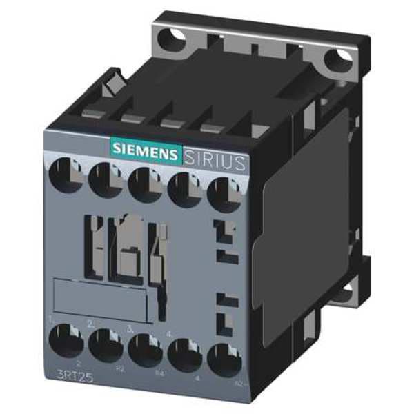 Contacto magnético IEC de Siemens, 4 polos, 110/120 V CA, 9 A, Reversión: No - 3RT25161AK60