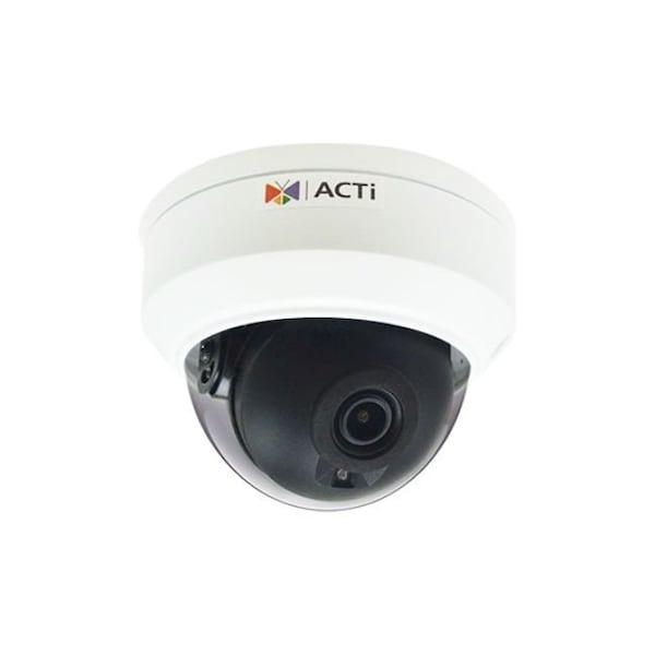 Acti 5MP Outdoor Mini Dome with D/N, Adaptive IR, Superior WDR, SLLS, Fixed Lens - Z715