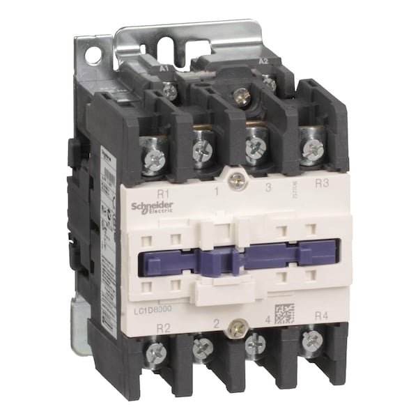 Contactador magnético IEC de 4 polos, 120 V CA, 80 A - LC1D80004G6