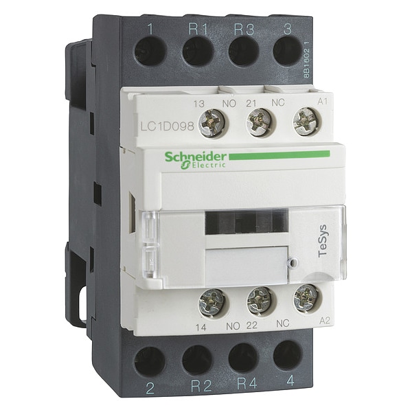 Contactor Magnético IEC, 4 Polos, 24 V CA, 12 A - LC1D128B7