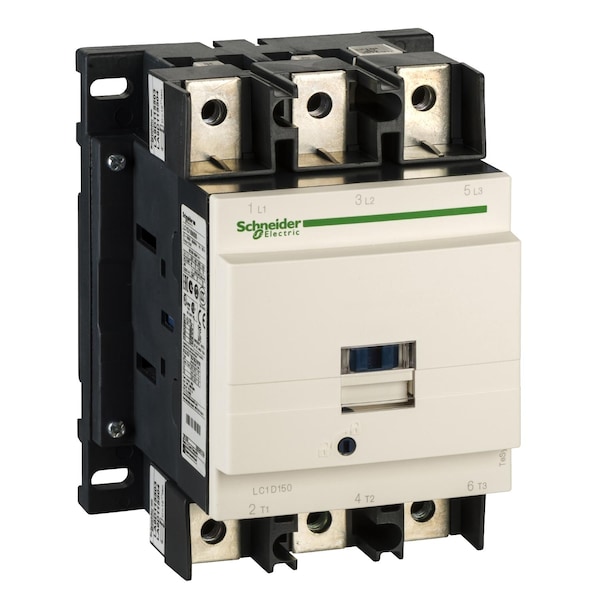 Contactador Magnético IEC de Schneider Electric, 3 Polos, 24 V CA, 150 A - LC1D1506B7