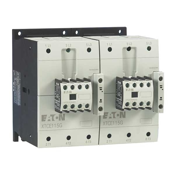 Contacto magnético IEC Eaton, 3 polos, 24 V CA, 170 A, Reversión: Sí - XTCR170G11T