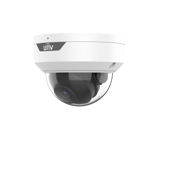 Uniview 8MP WDR IR Dome Network Camera 2.8mm Fixed Lens, 30m IR, PoE, H.265, SD Card - IPC328SB-ADF28K-I0
