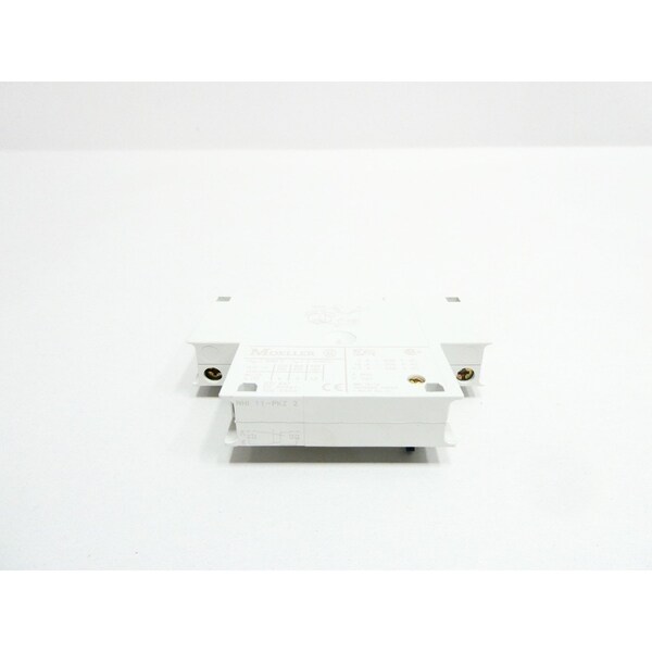 Moeller AUXILIARY 300/600V-AC 250V-DC 0.5/5/10A AMP AC CONTACTOR - NHI11-PKZ2