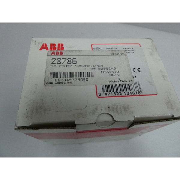 Contactor de CA de 40HP, 125V-DC, 80A - AE50-30-11-87 28786
