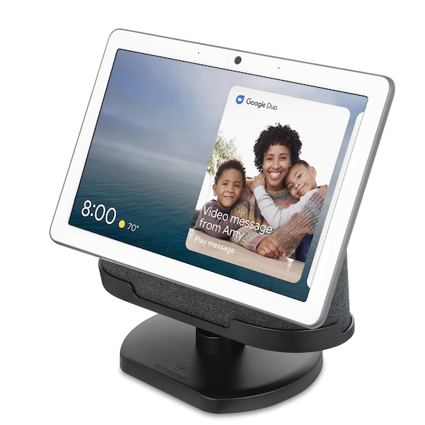 Wasserstein Adjustable Stand, Official Made for Google, for Google Nest Hub Max, Charcoal - GoogleHubMaxStaBlkUSA