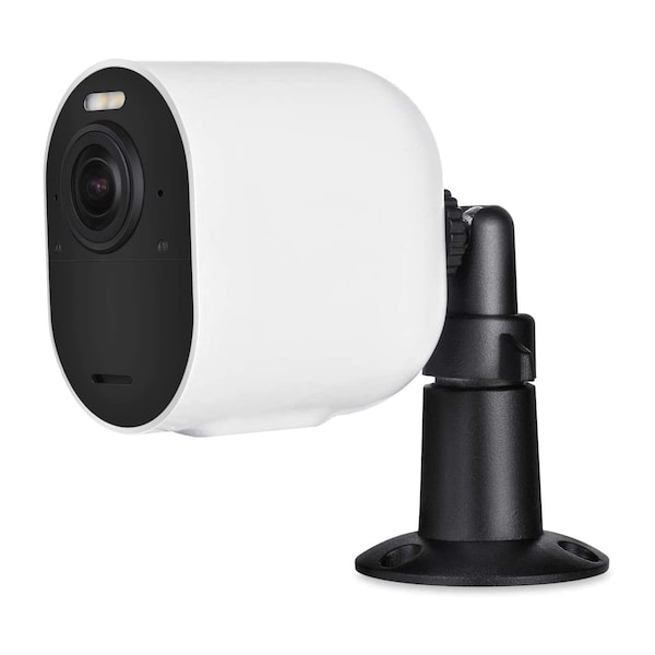 Wasserstein Camera Metal Wall Mount, Adjustable, Indoor/Outdoor, Black, 2PK - MetalMountBlack2USA
