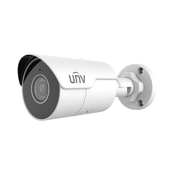 Uniview -8MP HD IR Mini Bullet Network Camera 2.8mm, 50m IR, POE, H.265, WDR - IPC2128SR5-ADF28KM-G