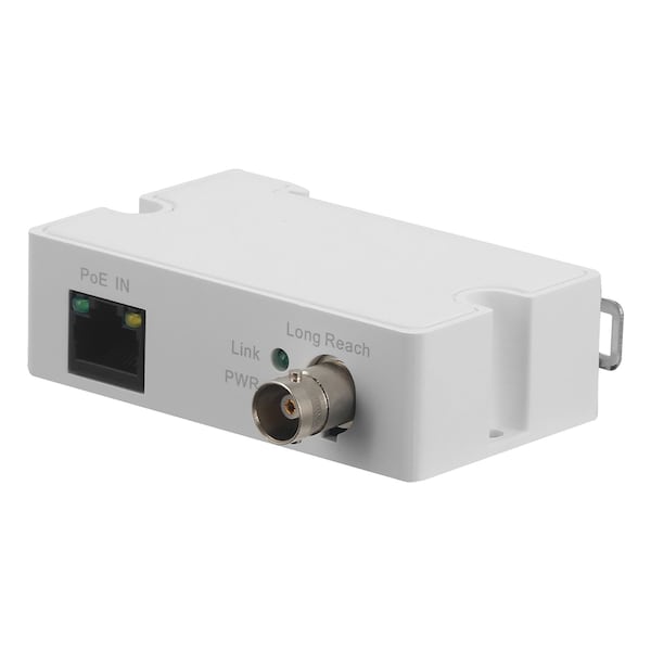 Lorex Coaxial-to-Ethernet Converter Receiver for PoE Cameras, , White - ACVRC