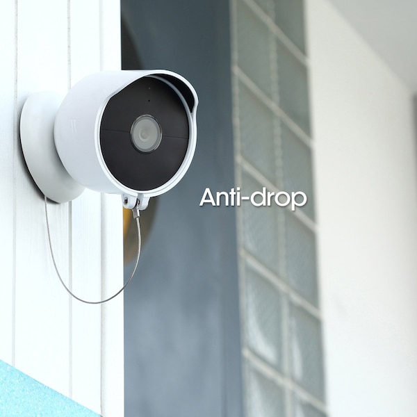 Wasserstein Anti-Theft Mount, for Google Nest Cam Outdoor / Indoor, Battery - NestOut2ThefWhtN