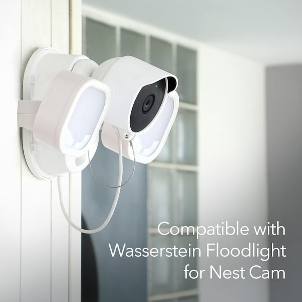 Wasserstein Anti-Theft Mount, for Google Nest Cam Outdoor / Indoor, Battery - NestOut2ThefWhtN