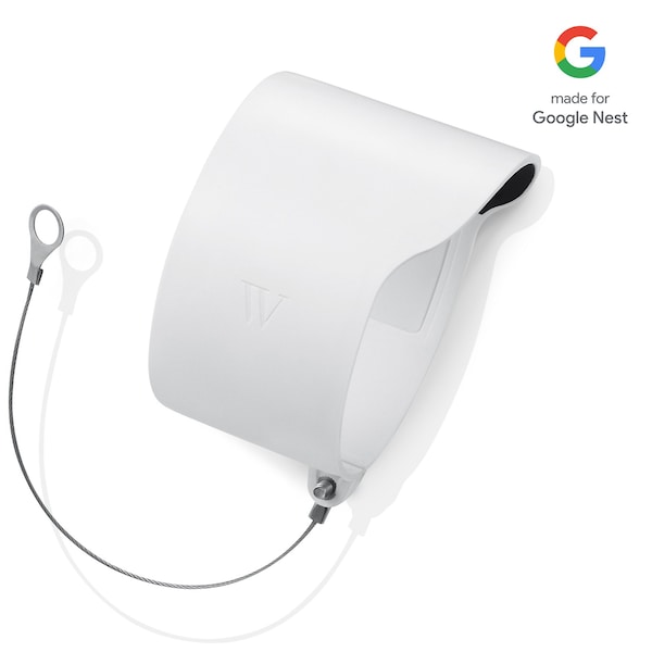 Wasserstein Anti-Theft Mount, for Google Nest Cam Outdoor / Indoor, Battery - NestOut2ThefWhtN