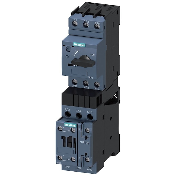 Alimentador de carga sin fusible Siemens, 24V DC, 3 polos, 1NC/1NO - 3RA21204AA260BB4