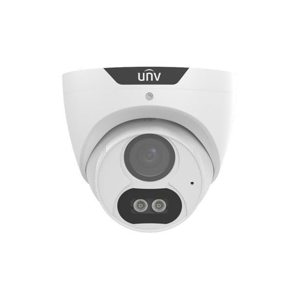 Uniview 5MP ColourHunter HD Eyeball Analog Camera 2.8mm Fixed Lens, DC12V, Mic - UAC-T125-AF28M-W