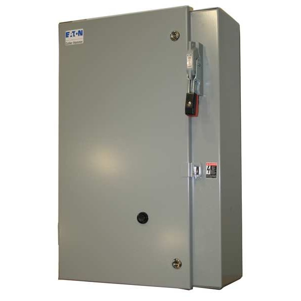 Arrancador magnético de motor NEMA no reversible de Eaton, calificación NEMA 1, 208V AC, 3 polos, 1NC/1NO - ECN0531EAA-R63/EL30.