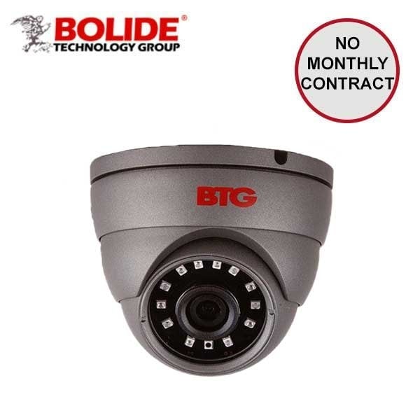 Bolide 2MP AHD / TVI / CVI / Analog Eyeball Camera, 1/3" CMOS, 3.6 mm Fixed Lens, IR Up to 65 ft., Control - BOL-BTG1209IROD-AHQ