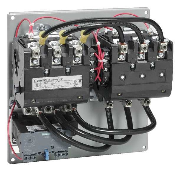 Arrancador magnético Siemens para motor con inversión de giro, clasificación NEMA sin gabinete, 120V AC, 3 polos, 1NO - 22HUG32AF