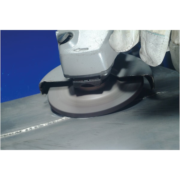 Rueda de rectificado Pferd 4-1/2" x 1/4, 7/8" A.H. - SG ALU - Tipo 27 - 61301