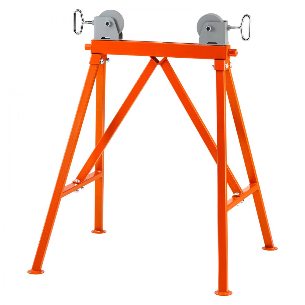 VEVOR Pipe Stand with Roller Head 2500 LBS Load for 2-36 inches Pipes 45# Steel - ZXGDZCZJ35YCQ3B2SV0