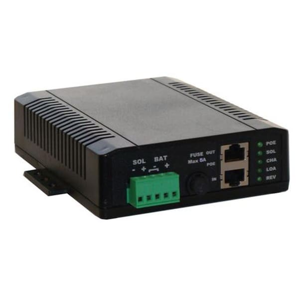 Maxpower Poe & Solar 8A Dual Input Battery Charging Controller - 12V In And 24V POE Out - MA2674075