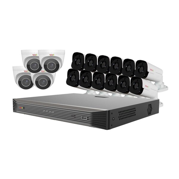 Revo America Ultra HD Audio Capable 16 Channel Surveillance System with 16 4 Megapixel Cameras - RU162BNDL-5