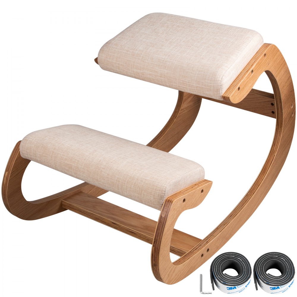 VEVOR Ergonomic Kneeling Chair Heavy Duty Better Posture Kneeling Stool Office Chair Home for Body Shaping Relieveing Stress Meditation Desk Computer Kneeling Stool Chair - DNGDBXMSKJ0000001V0