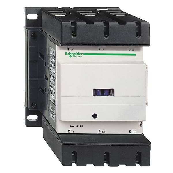 Contactador Magnético IEC de 3 Polos, 24 V DC, 115 A - LC1D1156BD