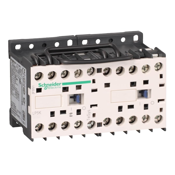 Contactor magnético IEC de Schneider Electric, 3 polos, 24 V CC, 12 A - LP5K1210BW3