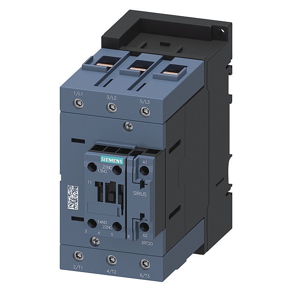 Contacto Magnético IEC de Siemens, 3 Polos, 24 V AC, 96 A, Reversión: No - 3RT20461AC20
