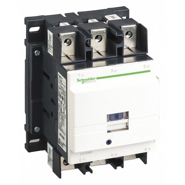 Contactores magnéticos IEC de Schneider Electric, 3 Polos, 120 V CA, 150 A - LC1D1506G7