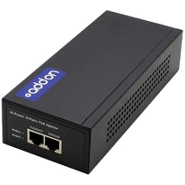 Add-On 30W 10/100/1000M Poe Injector w/ Plastic Shell (10/100/1000Base-T, 30W - ADD-POEINJCT1GB30W