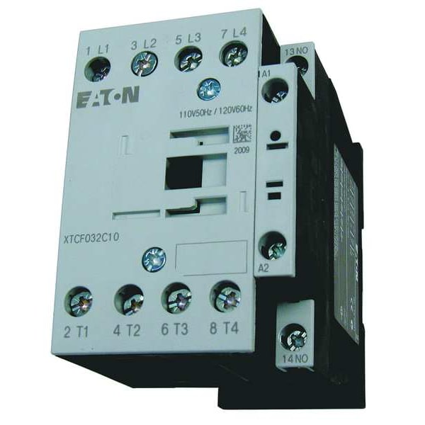 Contactador magnético IEC de Eaton, 4 polos, 24 V CA, 25 A, Inversión: No - XTCF045C10T